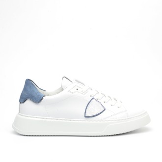 Sneakers in pelle bianca