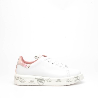 Sneakers in pelle bianca