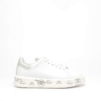 Sneakers in pelle bianca