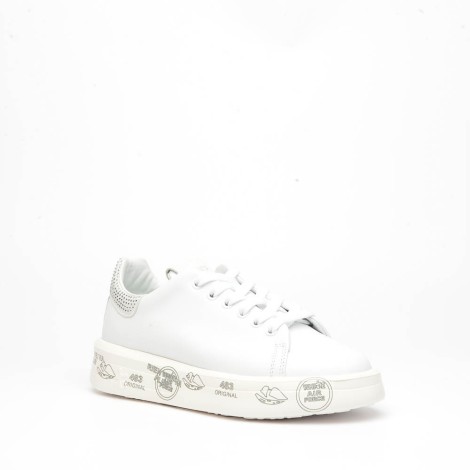 Sneakers in pelle bianca