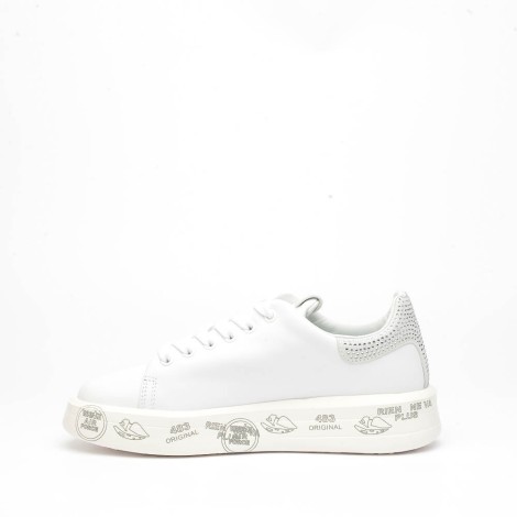 Sneakers in pelle bianca