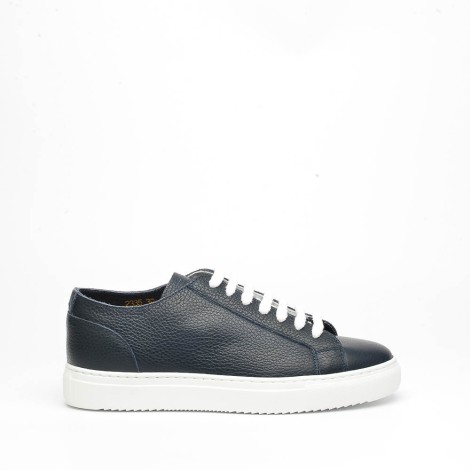 Sneakers in pelle blu