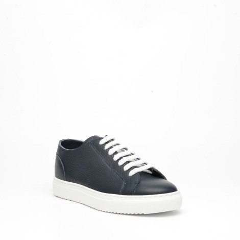 Sneakers in pelle blu