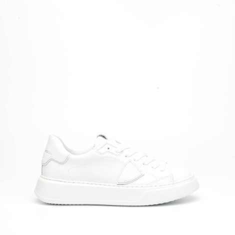 Sneakers in pelle bianca