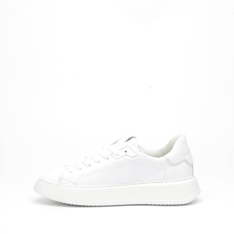 Sneakers in pelle bianca