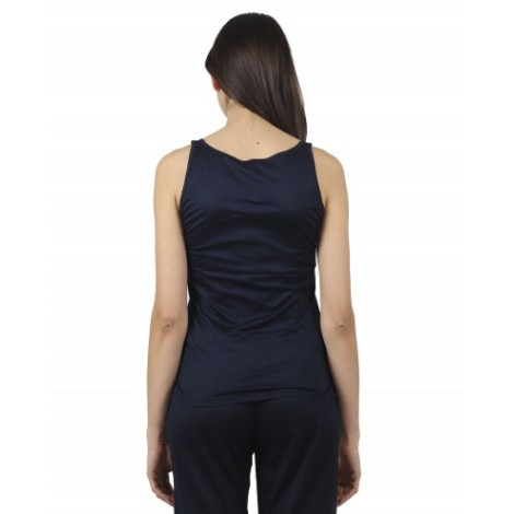 BackLabel navy tank top