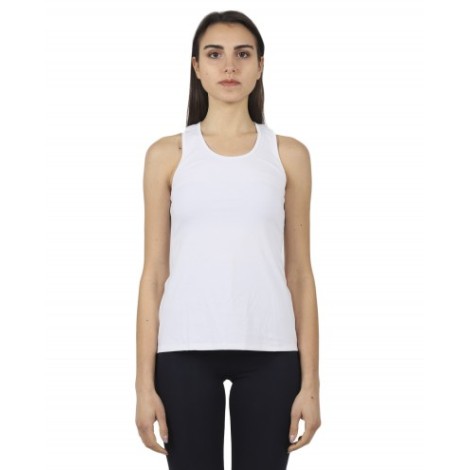 BackLabel white racer back top