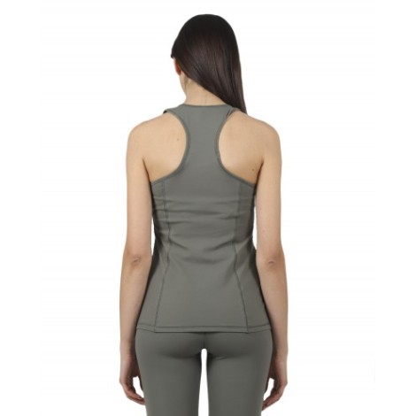 BackLabel army racer back top