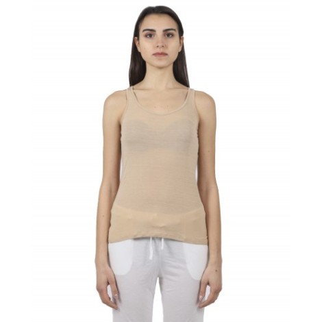 BackLabel beige tank top