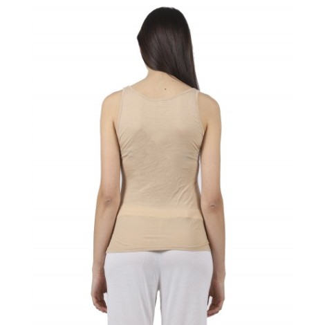 BackLabel beige tank top