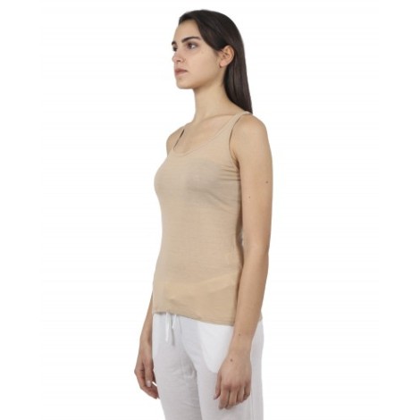 BackLabel beige tank top