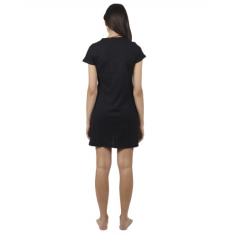 BackLabel black v-neck dress