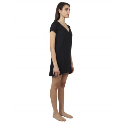 BackLabel black v-neck dress