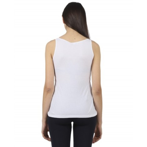 BackLabel white tank top