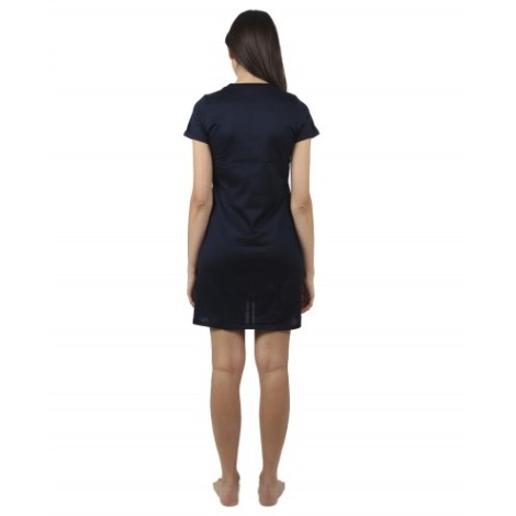 Back Label navy v-neck dress