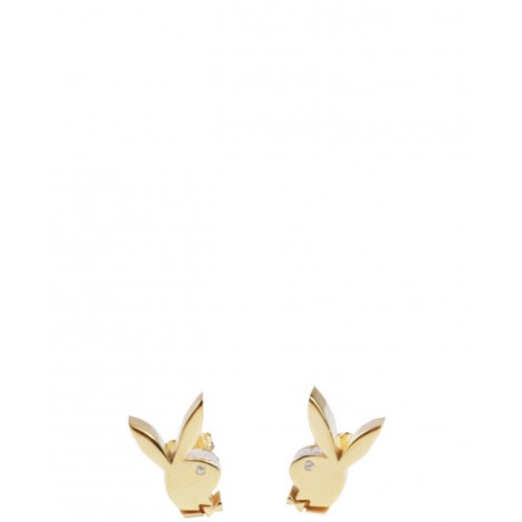 Hatton Labs & Playboy gold Bunny earrings