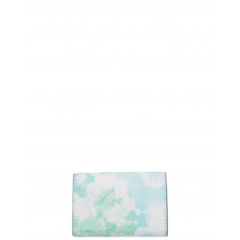 Marc Jacobs aqua  tie dye mini wallet