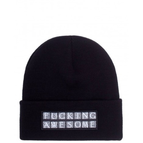 Fucking Awesome black Hydra beanie