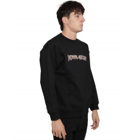 Fucking Awesome black Gum stamp sweatshirt