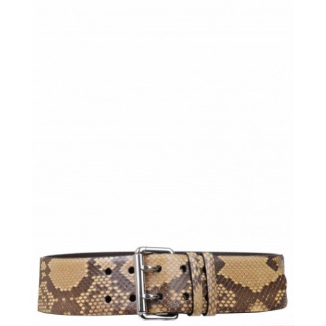 Ralph Lauren brown python belt