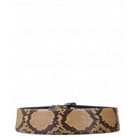 Ralph Lauren brown python belt