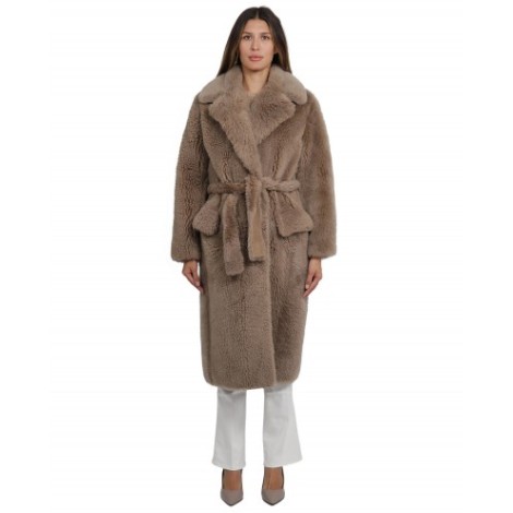 Ralph Lauren beige shearling coat