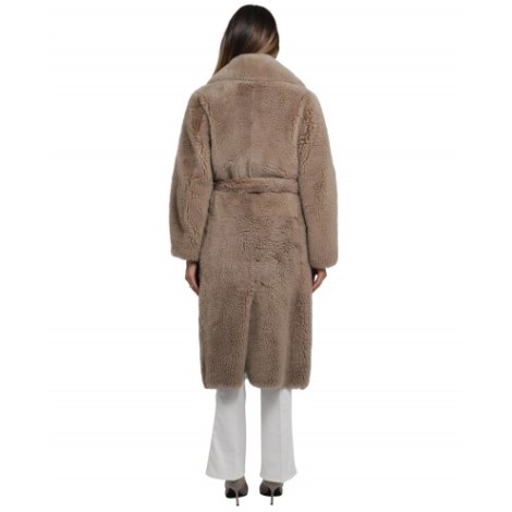 Ralph Lauren beige shearling coat