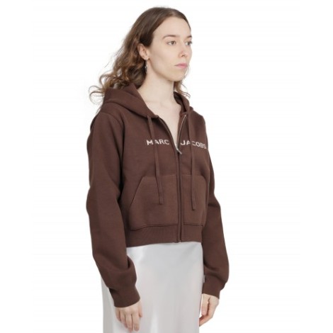 Marc Jacobs brown knit hoodie