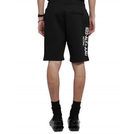 1017 ALYX 9SM black collection logo sweatshorts