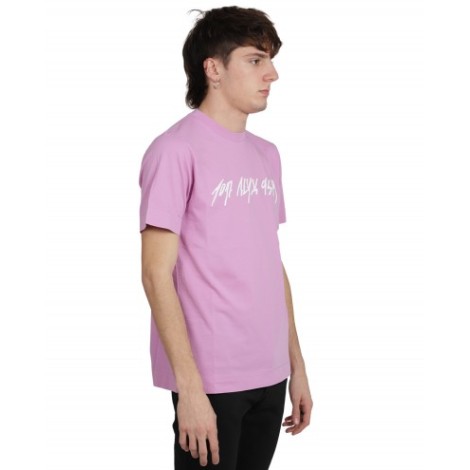 1017 ALYX 9SM pink script logo t-shirt