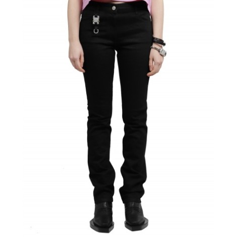 1017 ALYX 9SM black buckle jeans