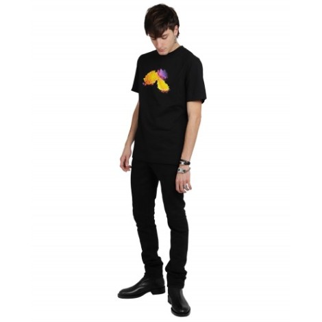 1017 ALYX 9SM black yellow graphic t-shirt