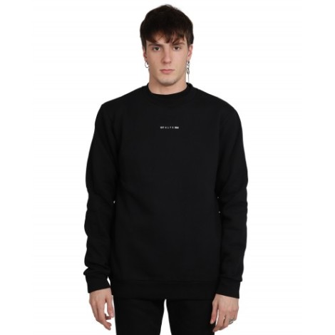 1017 ALYX 9SM black melt circle logo sweatshirt