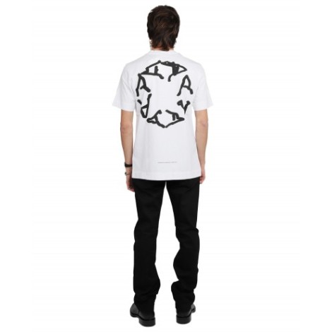 1017 ALYX 9SM white melt circle logo t-shirt