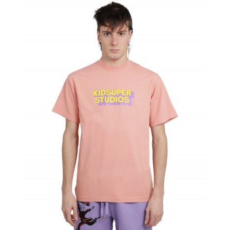 KidSuper salmon logo t-shirt