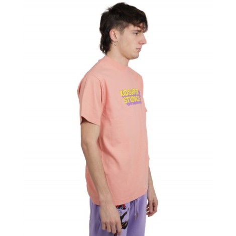 KidSuper salmon logo t-shirt