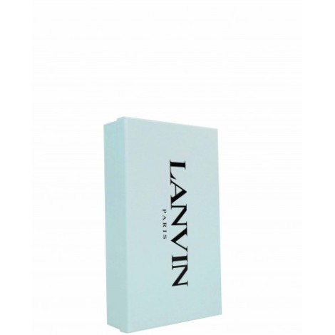 Lanvin navy logo wallet