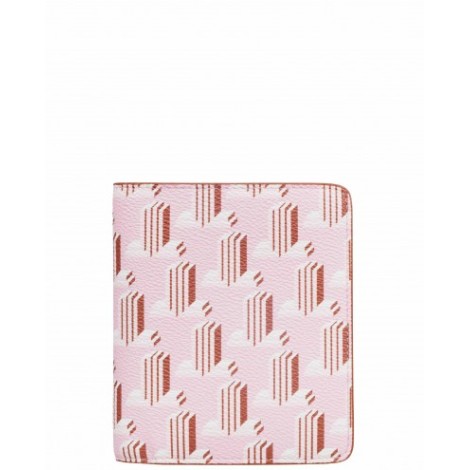 Lanvin pink logo wallet