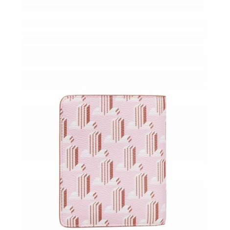 Lanvin pink logo wallet