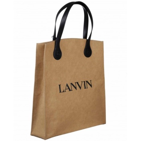 Lanvin kraft tote bag