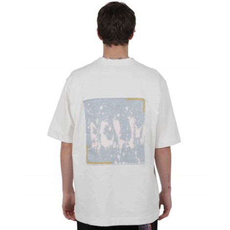 Bleach on Lower Manhattan white Pollock t-shirt