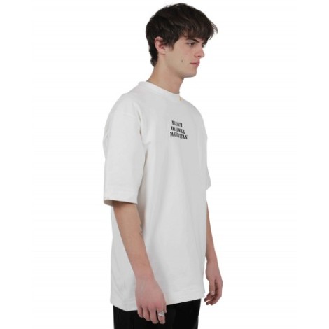 Bleach on Lower Manhattan white Pollock t-shirt