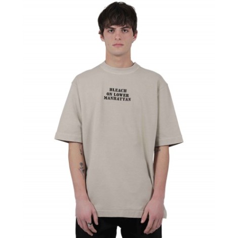 Bleach on Lower Manhattan beige Pollock t-shirt