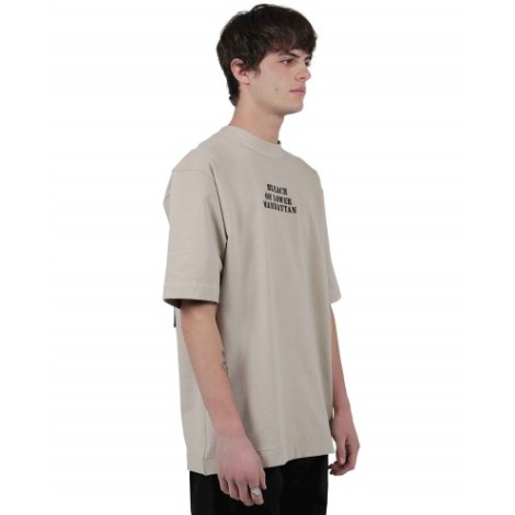 Bleach on Lower Manhattan beige Pollock t-shirt