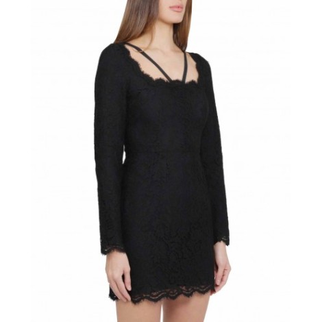 Dolce & Gabbana black lace dress LS