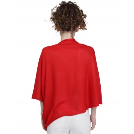 Nenah red Poncho top