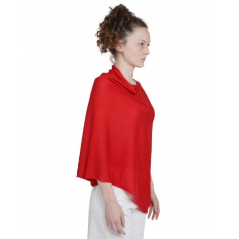 Nenah red Poncho top