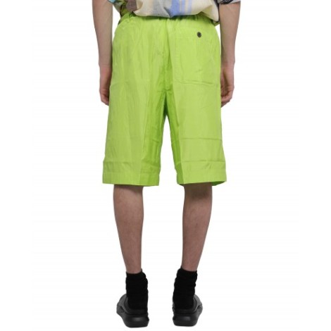 Dries Van Noten green Plyd bermudas