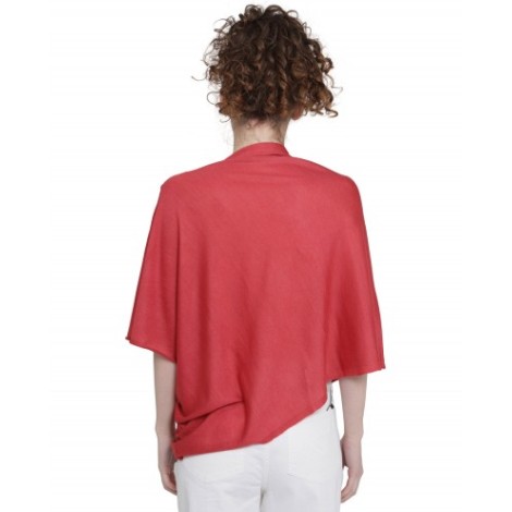 Nenah dust red Poncho top