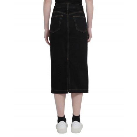 Wardrobe.NYC black denim skirt